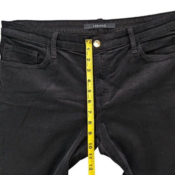 J BRAND Selena Bootcut Corduroy Pants Womens Black Modal Blend Size 32 - Picture 7 of 9